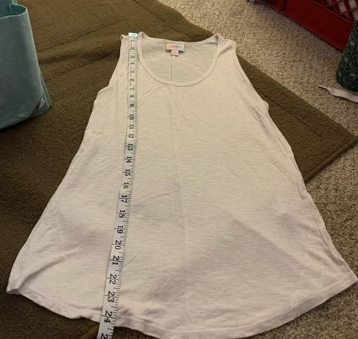 LuLaRoe  White Tank Top Size S