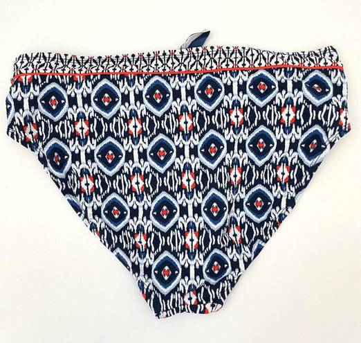 Tommy Bahama  Blue Island Cays Ikat High Waist Bikini Bottoms Women’s Large NWT