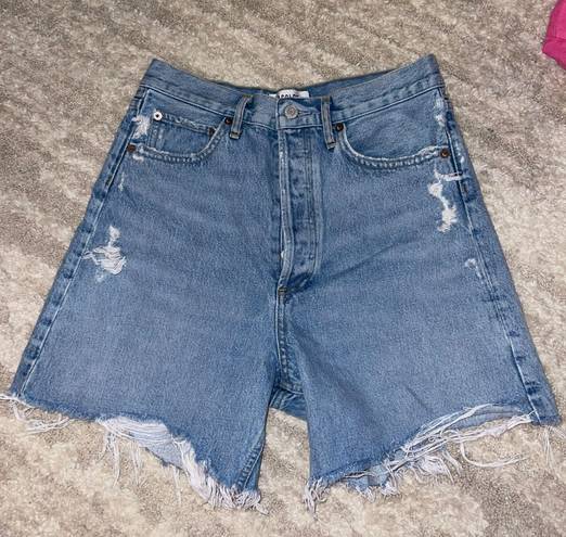 AGOLDE High Waisted Jean Shorts