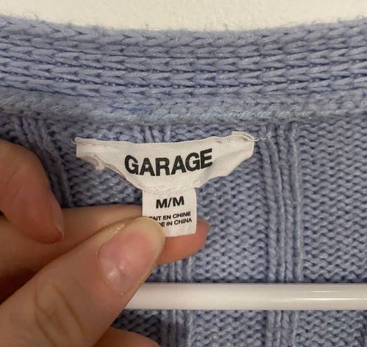 Garage Ribbed Cropped Sweater