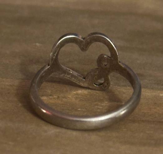 infinity Vintage  Open Heart Ring