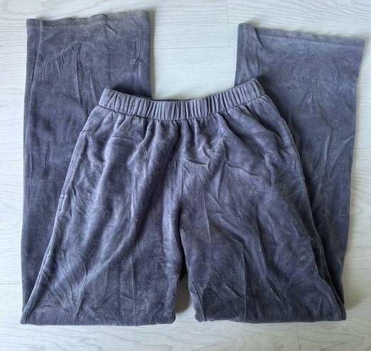 Brandy Melville  John Galt Crushed Velvet Loose Sweatpants Straight Leg Size S