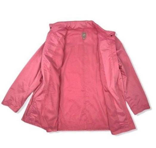 J.Jill  Pink Windbreaker Jacket Size Large