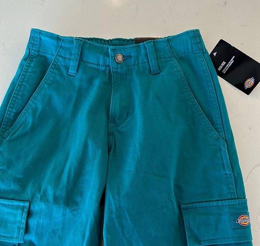 Dickies  Teal High Rise Cargo Jogger Pants Size Women's 24 NWT New