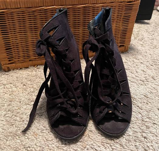 Soda Lace Up Heel