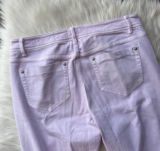J.Jill Authentic Fit Slim Ankle Lavender Jeans