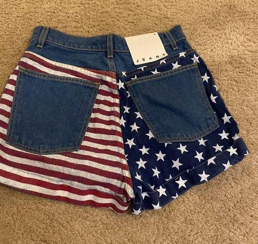 American Apparel  Flag Shorts size 28