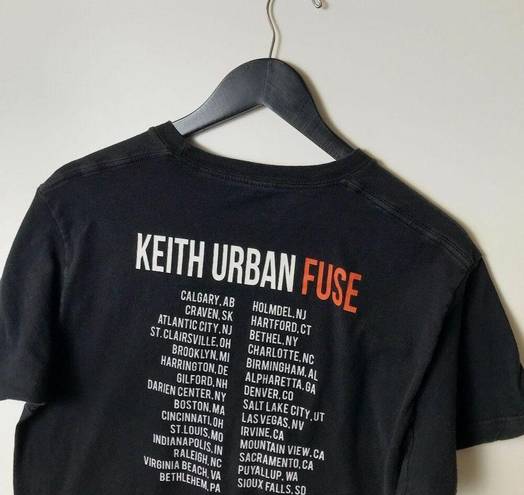 Tultex 2014 Keith Urban Fuse Graphic Tee Black Medium M T Shirt