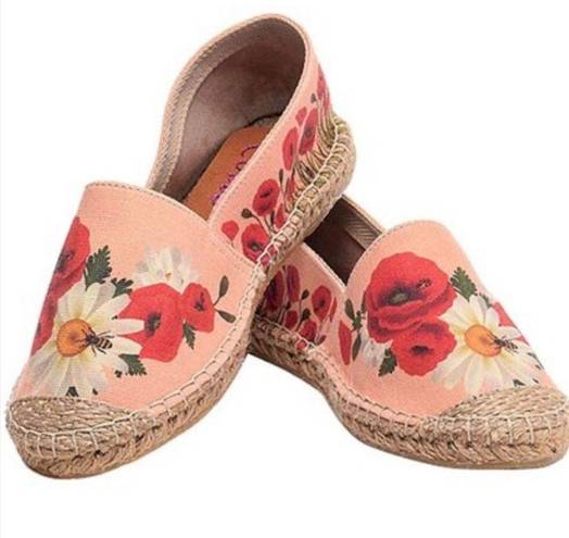 Daisy Cotto Floral  Bee Espadrilles Flats Ladybug