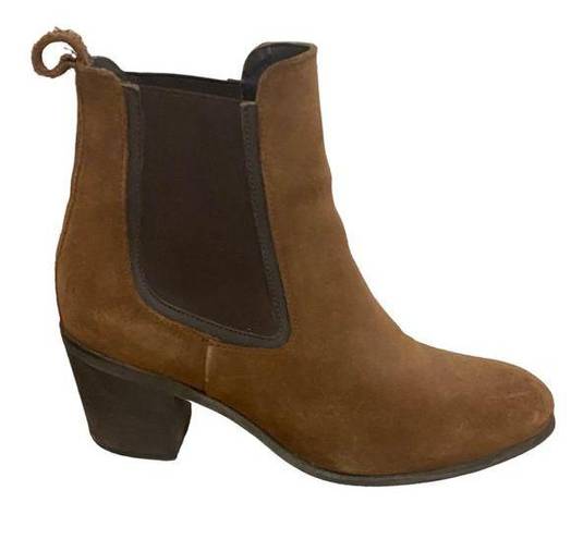 Krass&co Thursday Boot . Chelsea Brown Walnut Heeled Ankle Boots