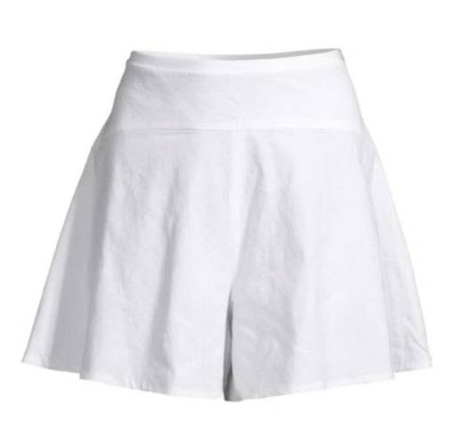 Vince  Linen Blend White High Waisted Shorts Size 4