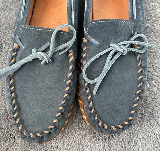 L.L.Bean  Blue Moccasins