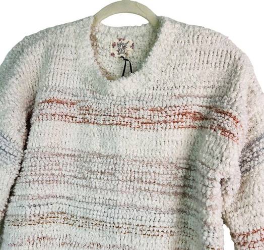 Hippie Rose  Sweater Cropped Sweater Large