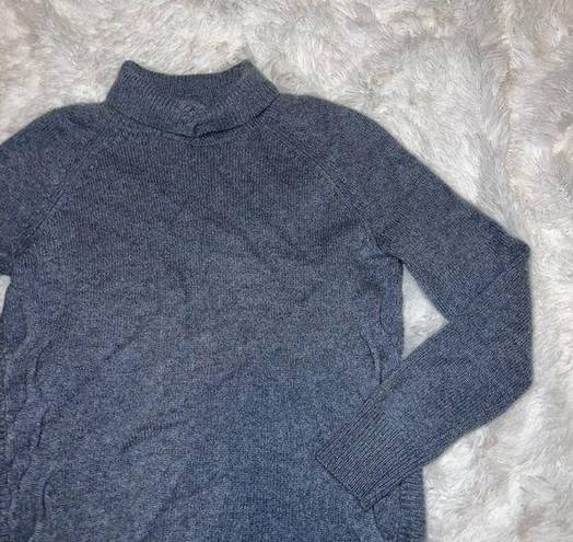 Garnet Hill  Turtle Neck Sweater Size Medium 100% Cashmere