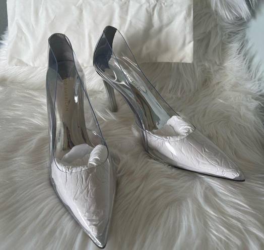 Good American ‘CINDER-F*CKING-RELLA’ Pumps - Glass 9.5