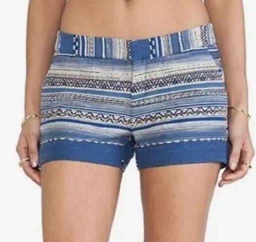 Joie  Merci ethnic multi stripe blue shorts