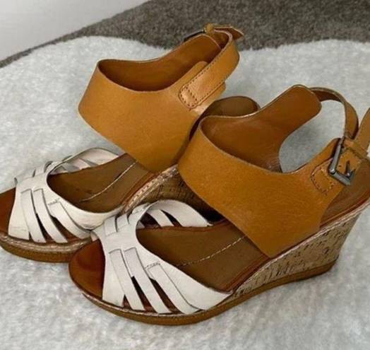 DV by Dolce Vit DV Dolce Vita Tan and wedge sandals Size 9.5