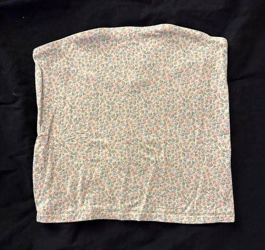 American Eagle  pastel floral tube top. Super soft! Size XS