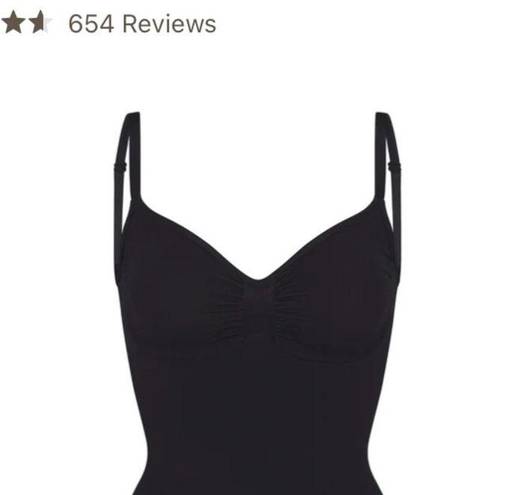 SKIMS NWOT  Seamless Sculpt Brief Bodysuit Onyx Size‎ S