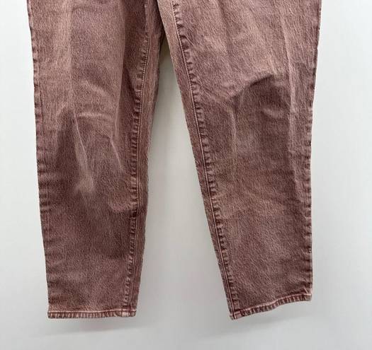 Universal Threads Universal Thread Vintage Straight High Rise Muted Brick Red Jeans Size 0/25a