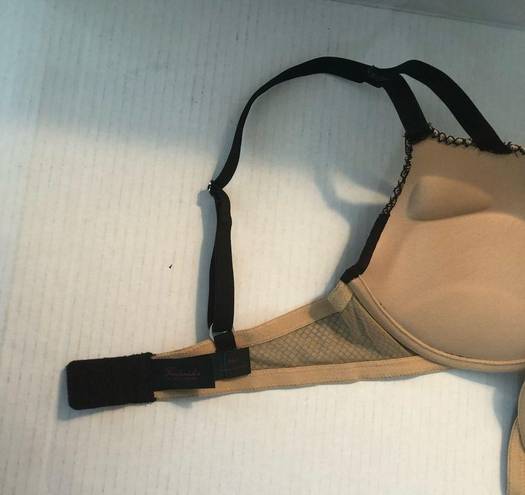 Frederick's of Hollywood Frederick’s of Hollywood Bra Heartthrob Fishnet Full Figure Black Tan Sz 36C EUC