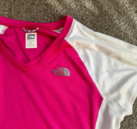 The North Face  Pink And White Tee