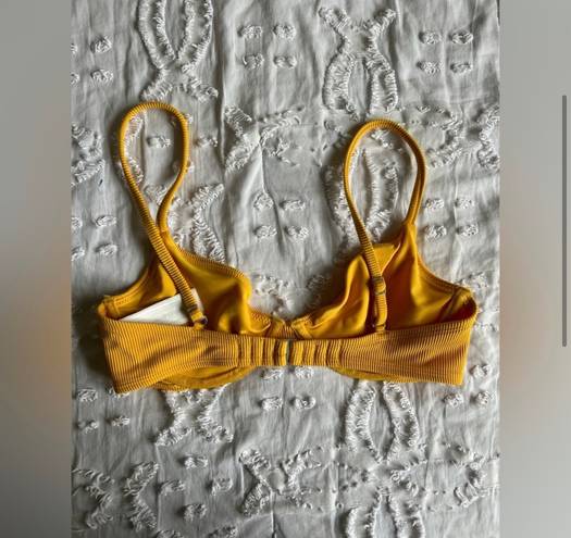 Abercrombie & Fitch XS Yellow Bikini Top and Bottom Set