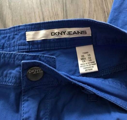 DKNY 3/$15 ‎ Jeans Royal Blue Crop Pants size 10