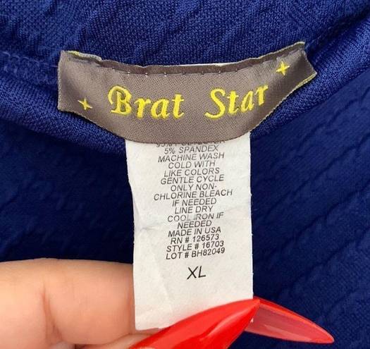 Brat Star  Blue Pencil Skirt