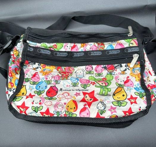 Tokidoki  Cactus Party Crossbody Bag Black Strap Charming Characters LeSportsac