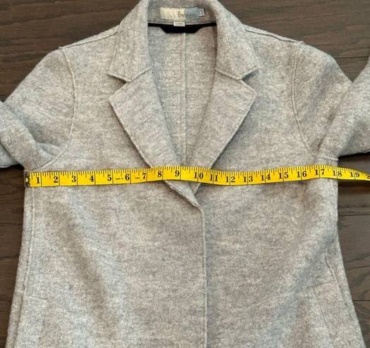 Boden Sally Boiled Wool in Gray Trench Long Coat Size 4 R