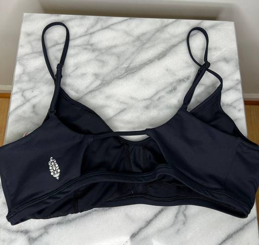 Free People Black Bralette Sports Bra