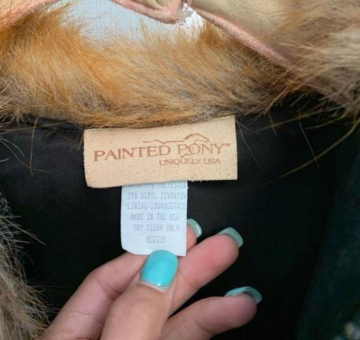 Painted Pony Fur Coat