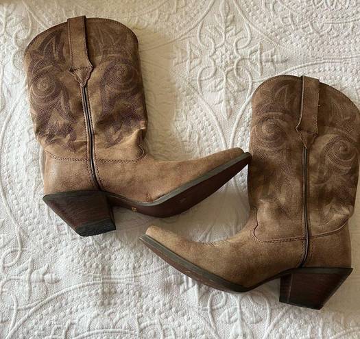 Durango cowboy boots womens 12” lifestyle brown