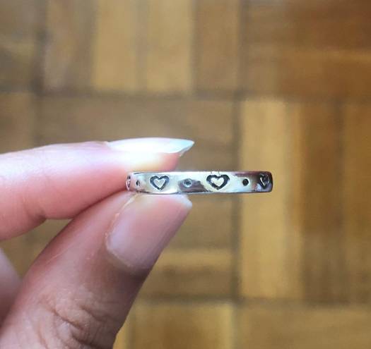 James Avery heart to heart ring