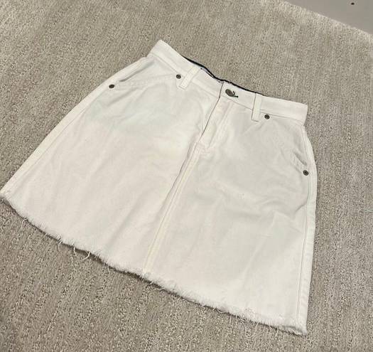 Tommy Hilfiger White Denim Skirt