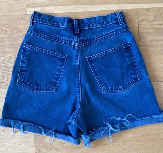 Gap High Waist Cutoff Jean Shorts Dark Wash Size 4