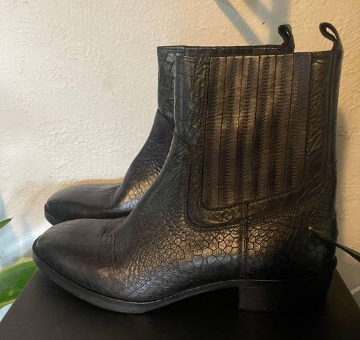 Krass&co Vintage Foundry . Main Croc Embossed Boot