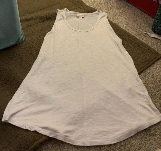 LuLaRoe  White Tank Top Size S