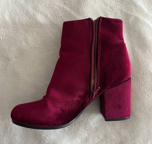 Qupid Velvet Boots