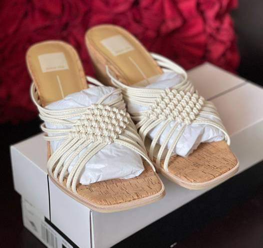 DV by Dolce Vit Dolce Vita footwear Nieve cork wedge sandals size 9.5 NIX