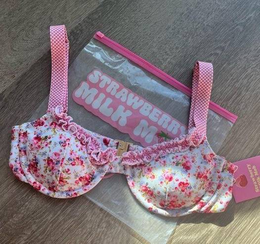 Strawberry milk mob bikini top