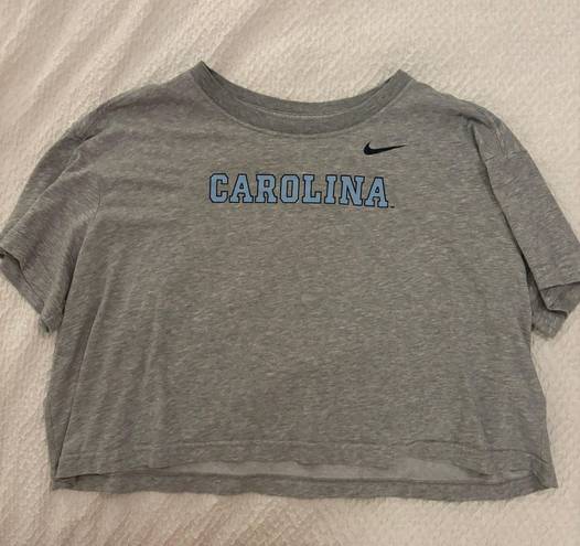 Nike University Of North Carolina Cropped Tee