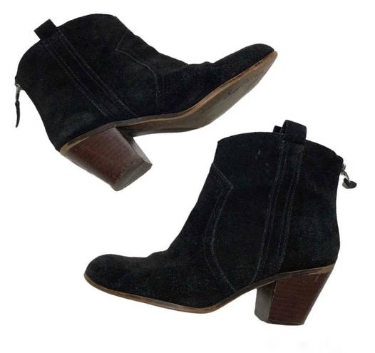 Sam Edelman  Black Suede Booties