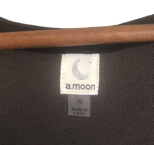 The Moon a. |‎ Olive Green and Black Cardigan | M