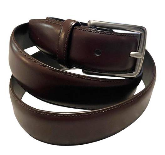 Coach  Leather Belt Brown Cowhide Solid Brass Buckle Classic 38/95 Designer EUC