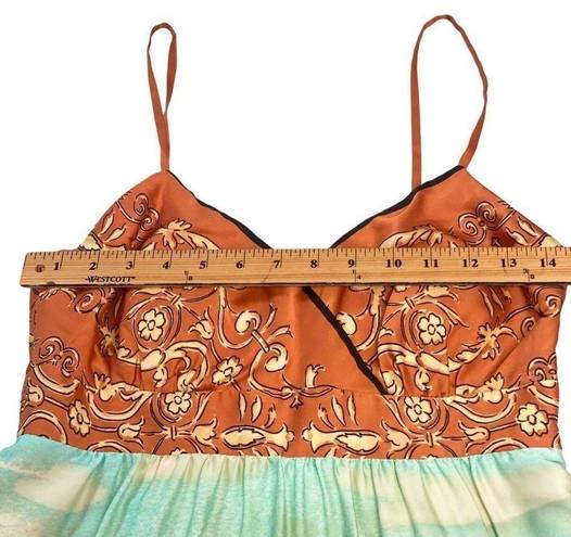 Boston Proper MUSE Sailboat Print Conversation Surplice Bra Dress  Sz 4 Sundress