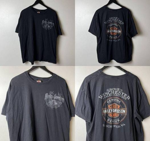 Harley Davidson  Winchester VA T Shirt Vintage Y2K Extra Large XL Graphic Tee