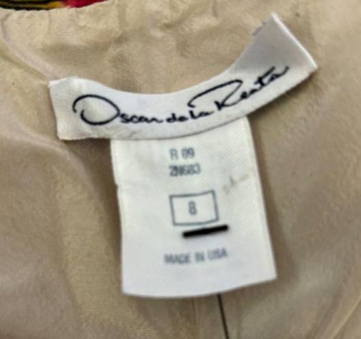 Oscar de la Renta Like new  silk pleated dress