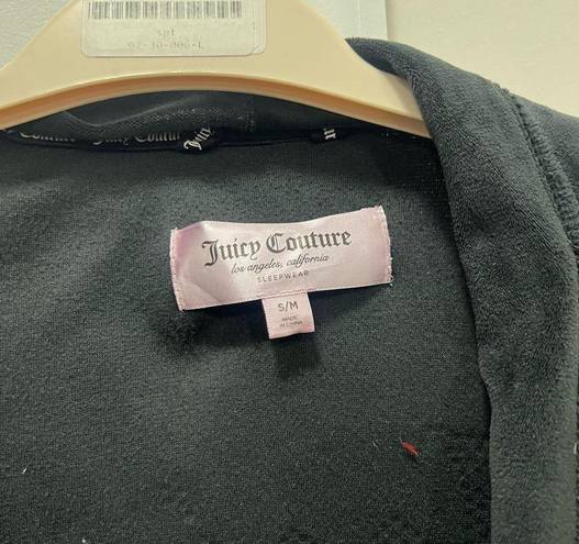 Juicy Couture  Black Studded Robe Size S/M